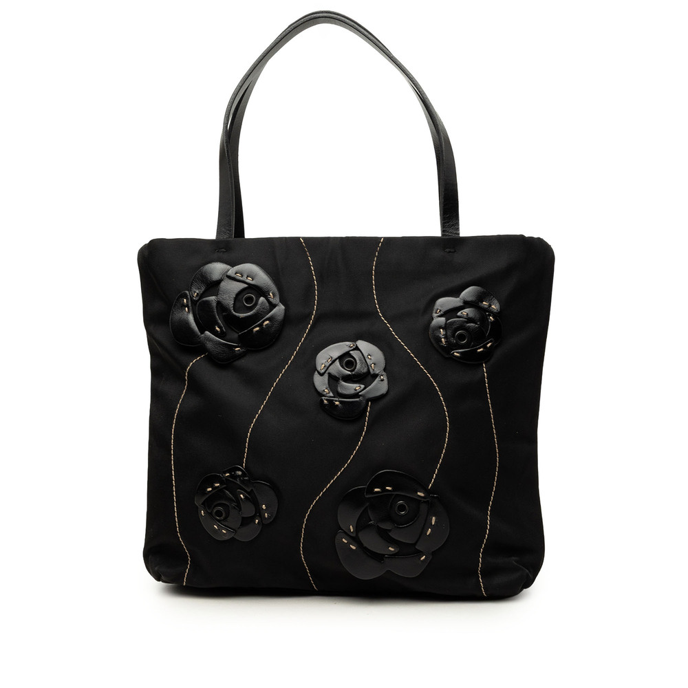 Pre-Loved Prada Tessuto Rosette Tote